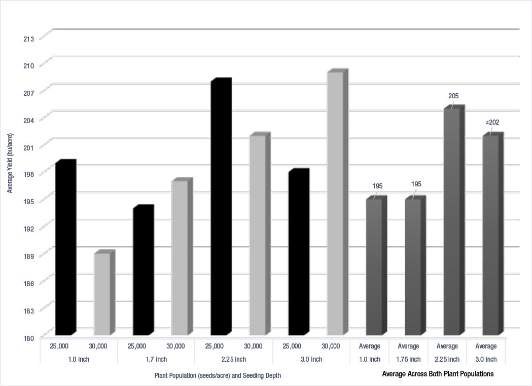 Dryland Corn Planting Depth by Population Study Crop Science US